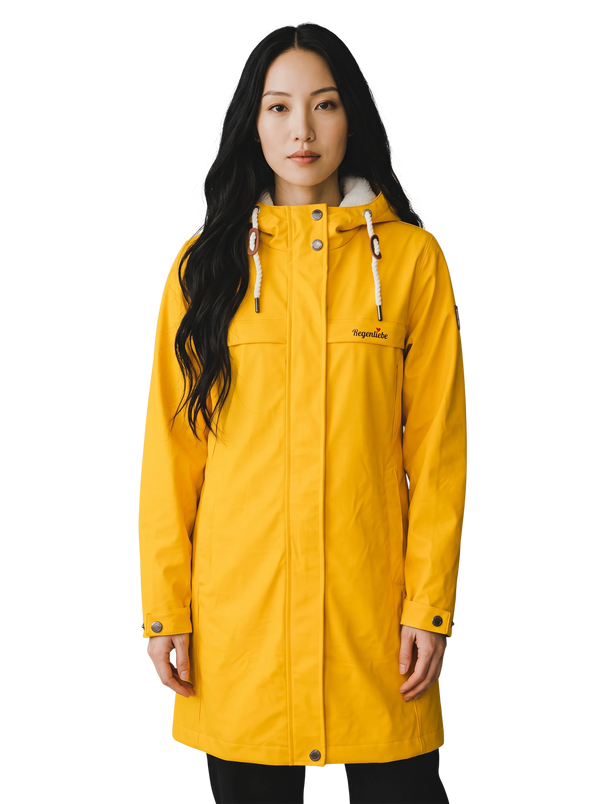 Regenliebe Damen Friesennerz mit Teddyfleece Long Story