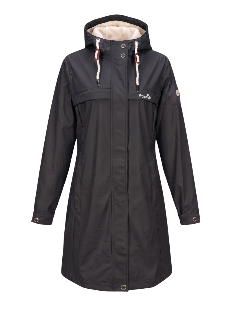 Regenliebe Damen Friesennerz mit Teddyfleece Long Story