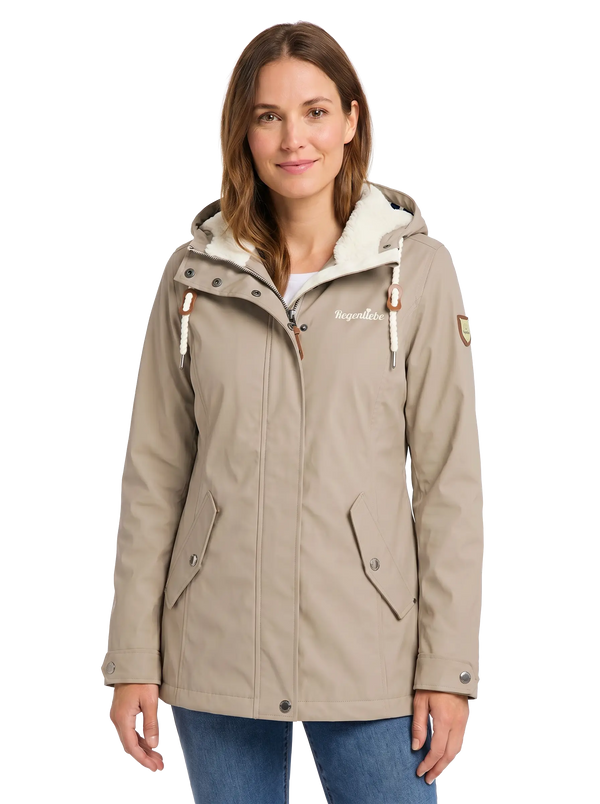 Regenliebe Damen Friesennerz mit Teddyfleece