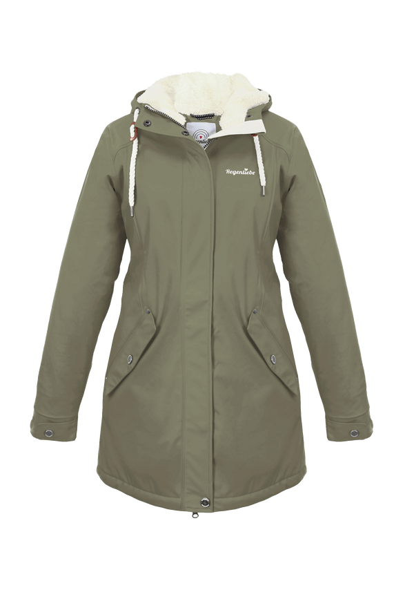 Regenliebe Damen Friesennerz mit Teddyfleece