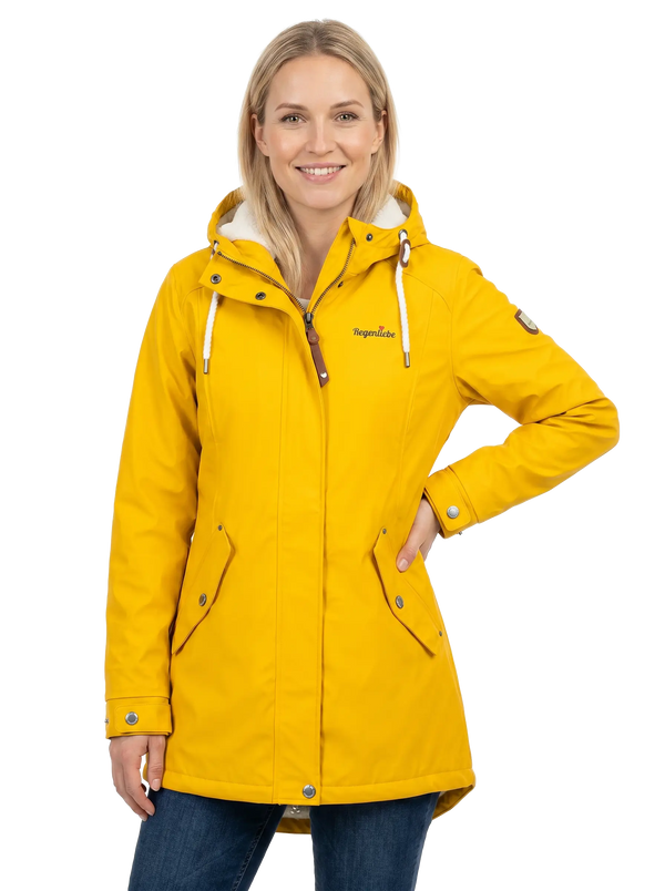 Regenliebe Damen Friesennerz mit Teddyfleece