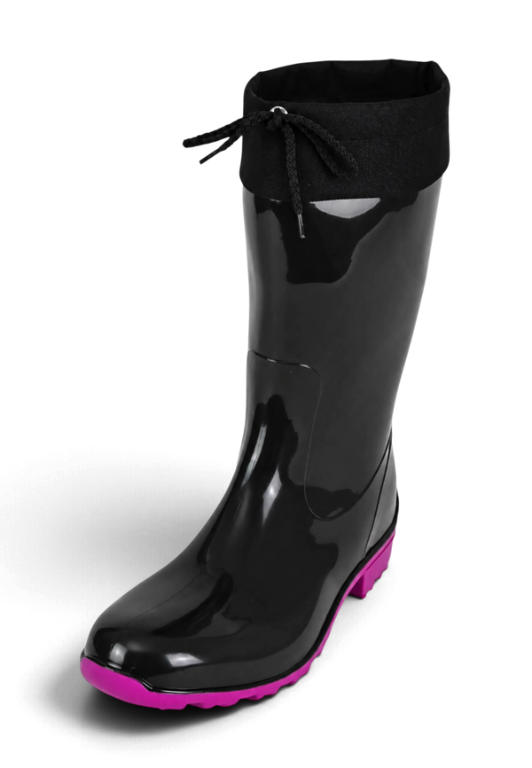 Regenliebe Damen Gummistiefel de Fieselregen Langschaft