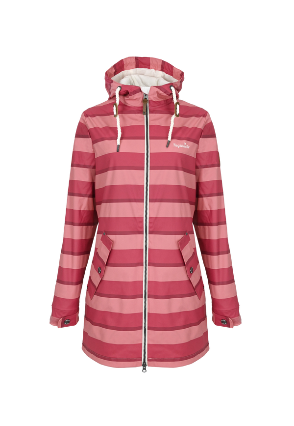 Regenliebe Damen Friesennerz gestreift