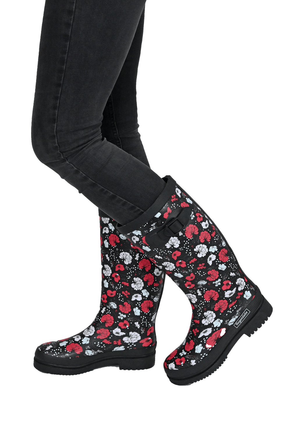Regenliebe Damen Gummistiefel Blossom Night Langschaft