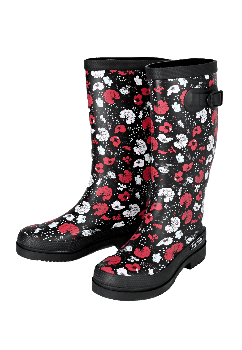 Regenliebe Damen Gummistiefel Blossom Night Langschaft