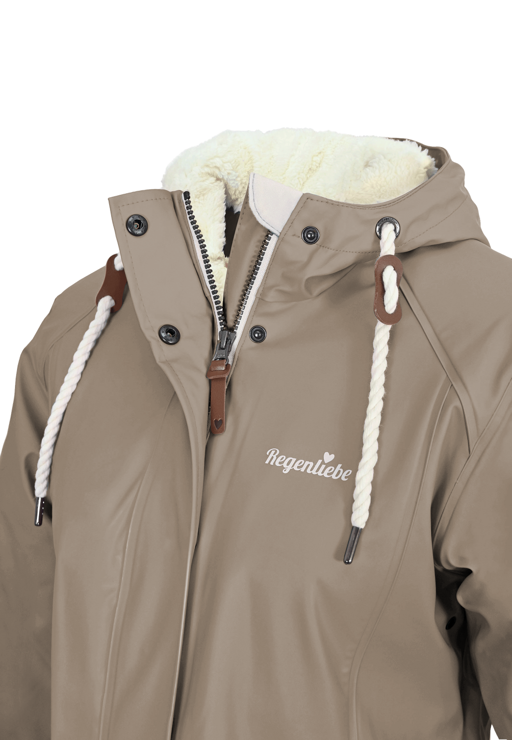 Regenliebe Damen Friesennerz mit Teddyfleece