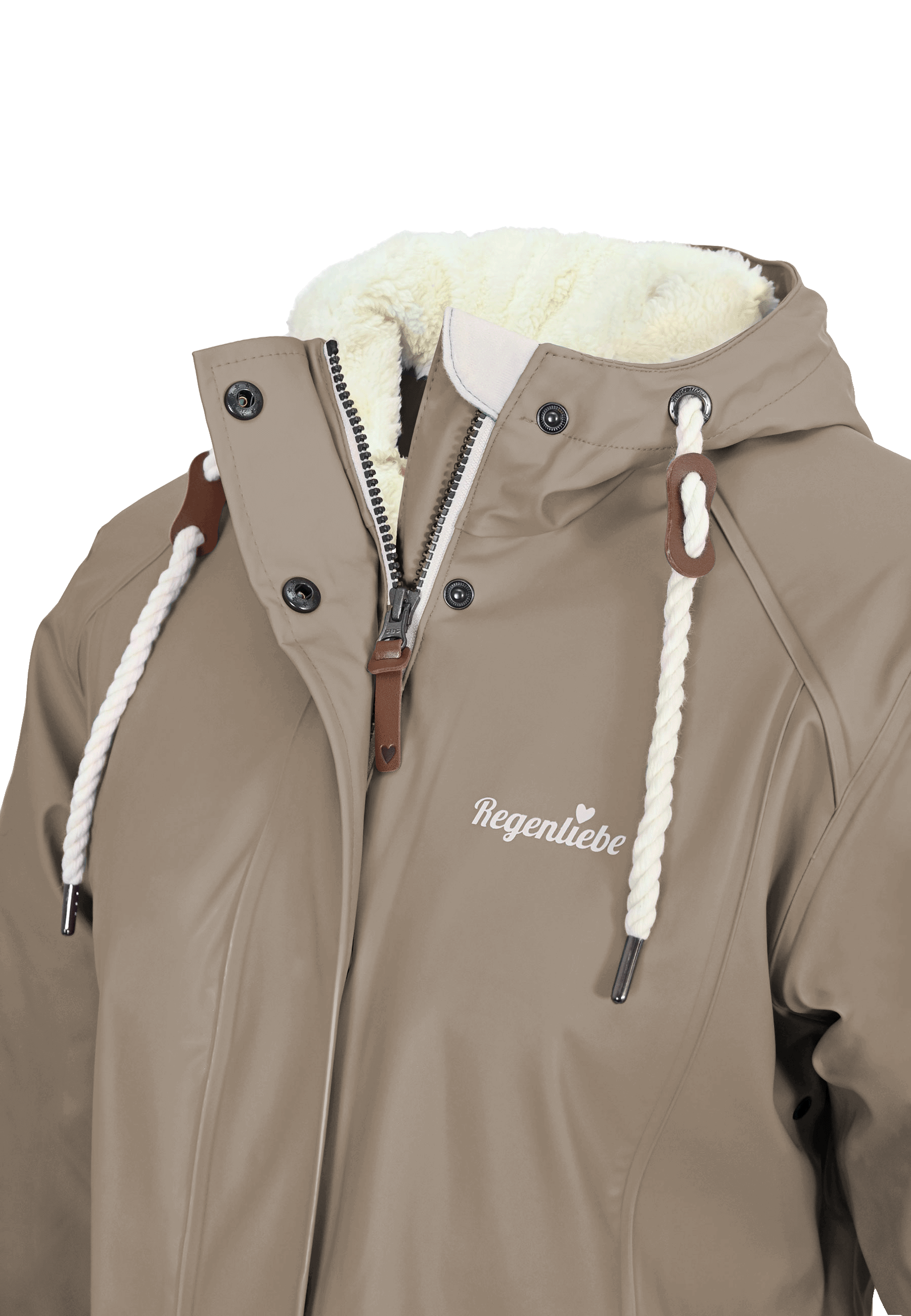 Regenliebe Damen Friesennerz mit Teddyfleece