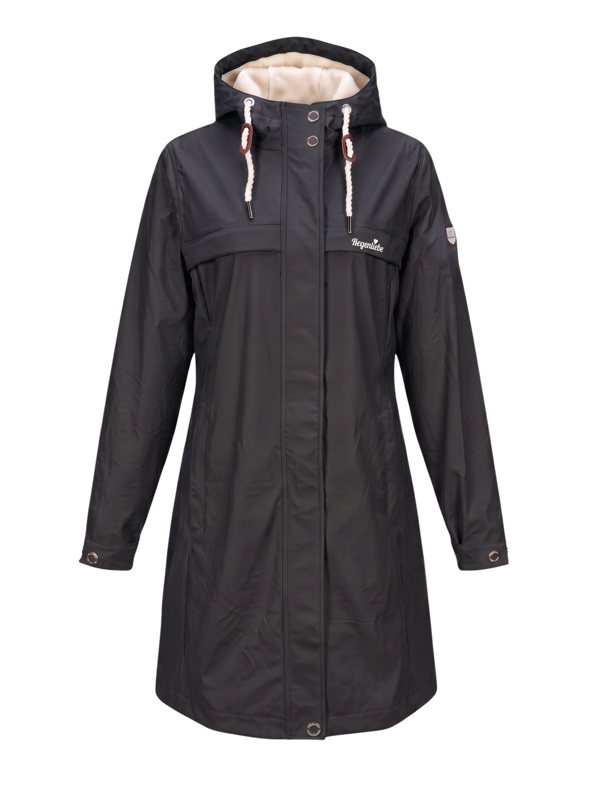 Regenliebe Damen Friesennerz mit Teddyfleece Long Story