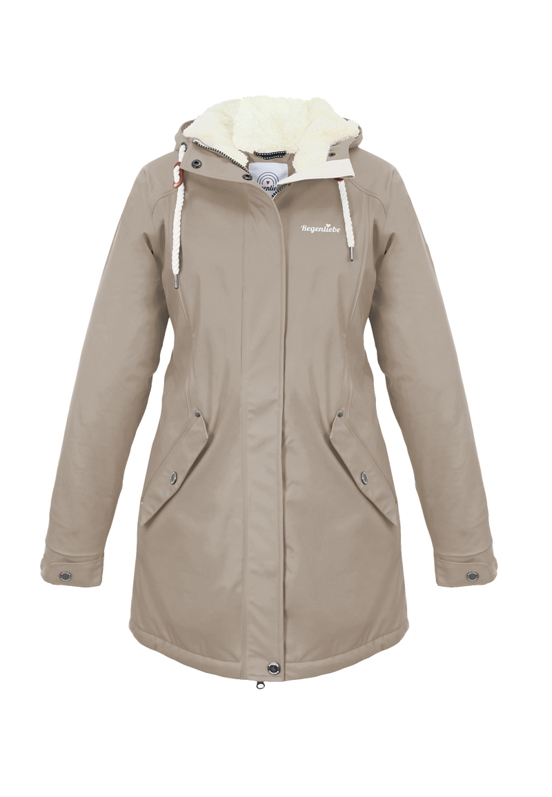Regenliebe Damen Friesennerz mit Teddyfleece