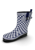 MADSea Damen Gummistiefel Ocean Checkered Halbschaft