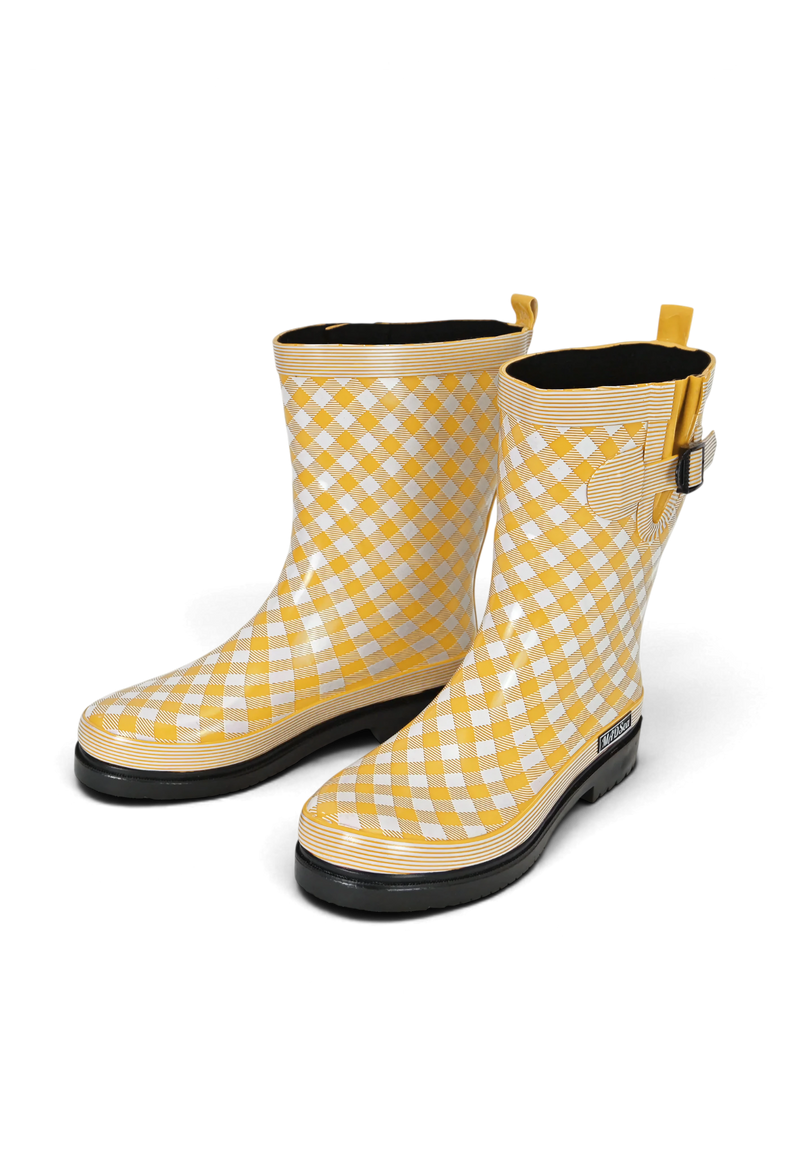 MADSea Damen Gummistiefel Ocean Checkered Halbschaft