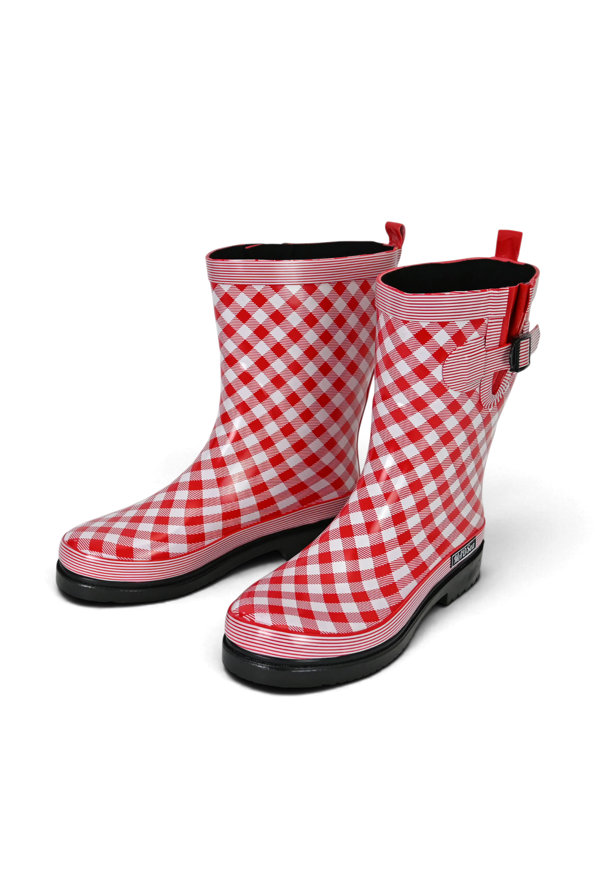 MADSea Damen Gummistiefel Ocean Checkered Halbschaft