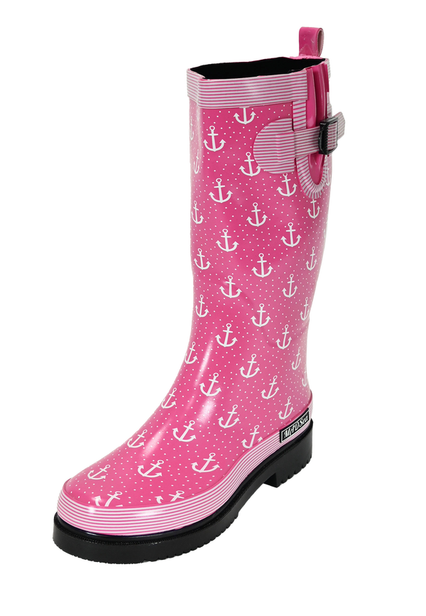 MADSea Damen Gummistiefel Anchor Langschaft