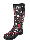 Regenliebe Damen Gummistiefel Blossom Night Langschaft