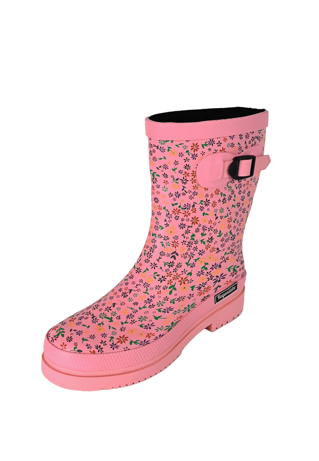 Regenliebe Damen Gummistiefel Flowers Halbschaft