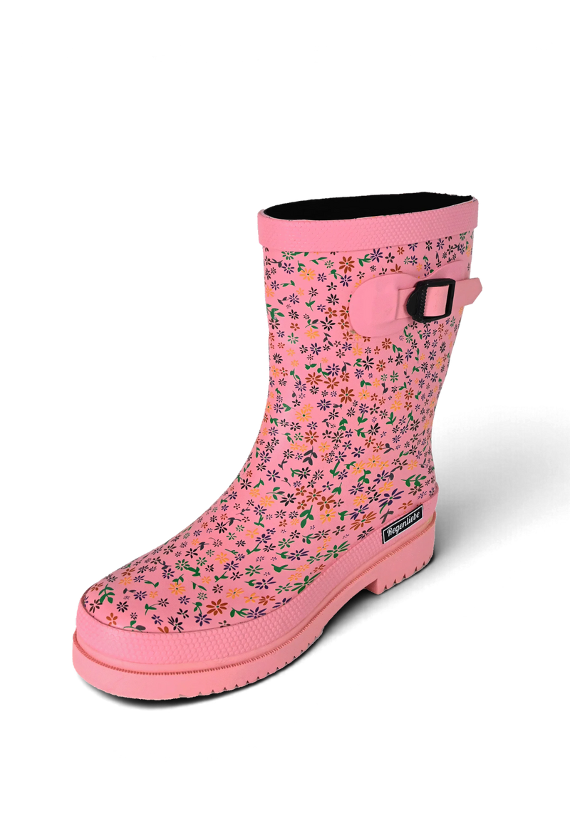 Regenliebe Damen Gummistiefel Flowers Halbschaft