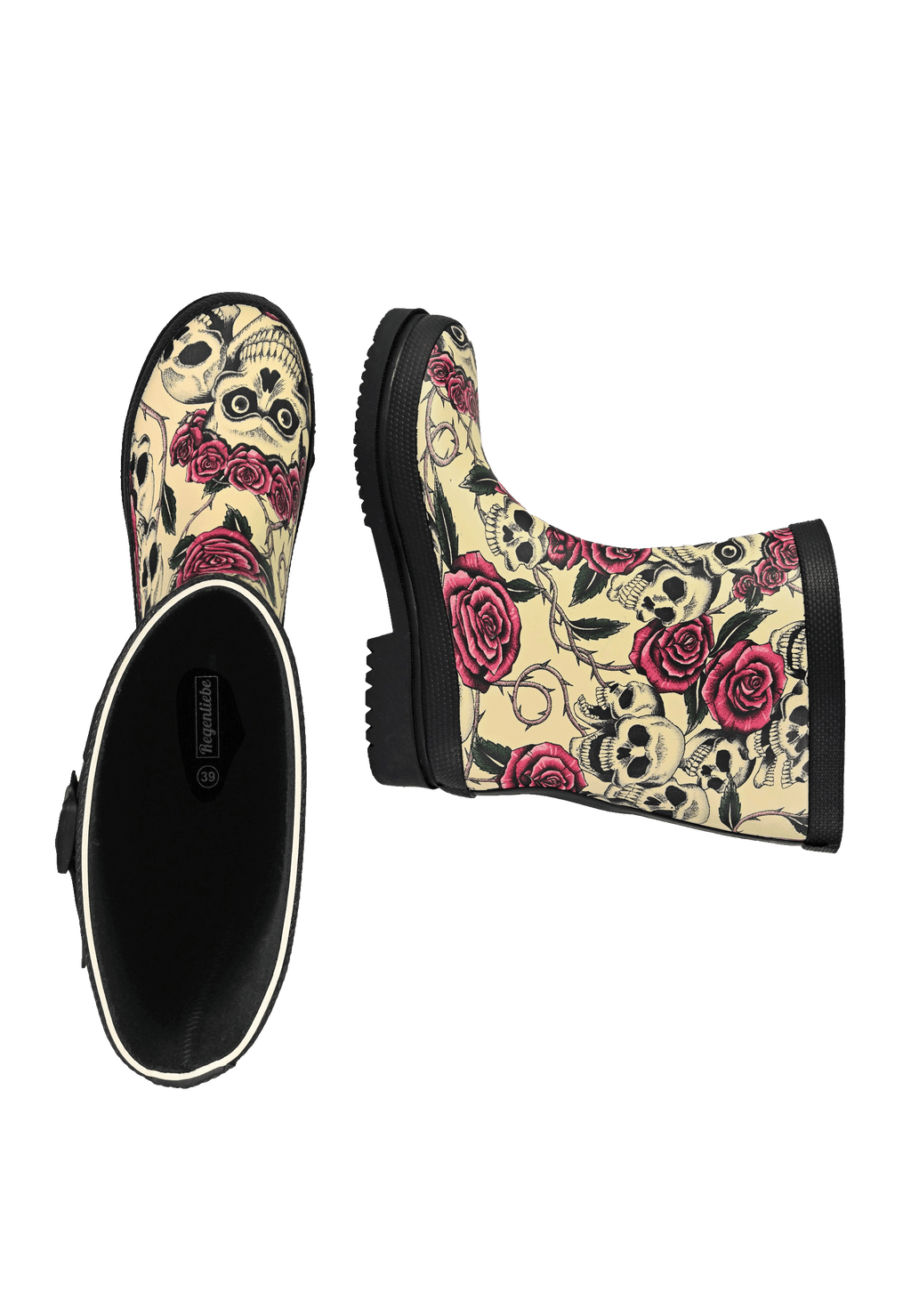 Regenliebe Damen Gummistiefel Ghost Halbschaft