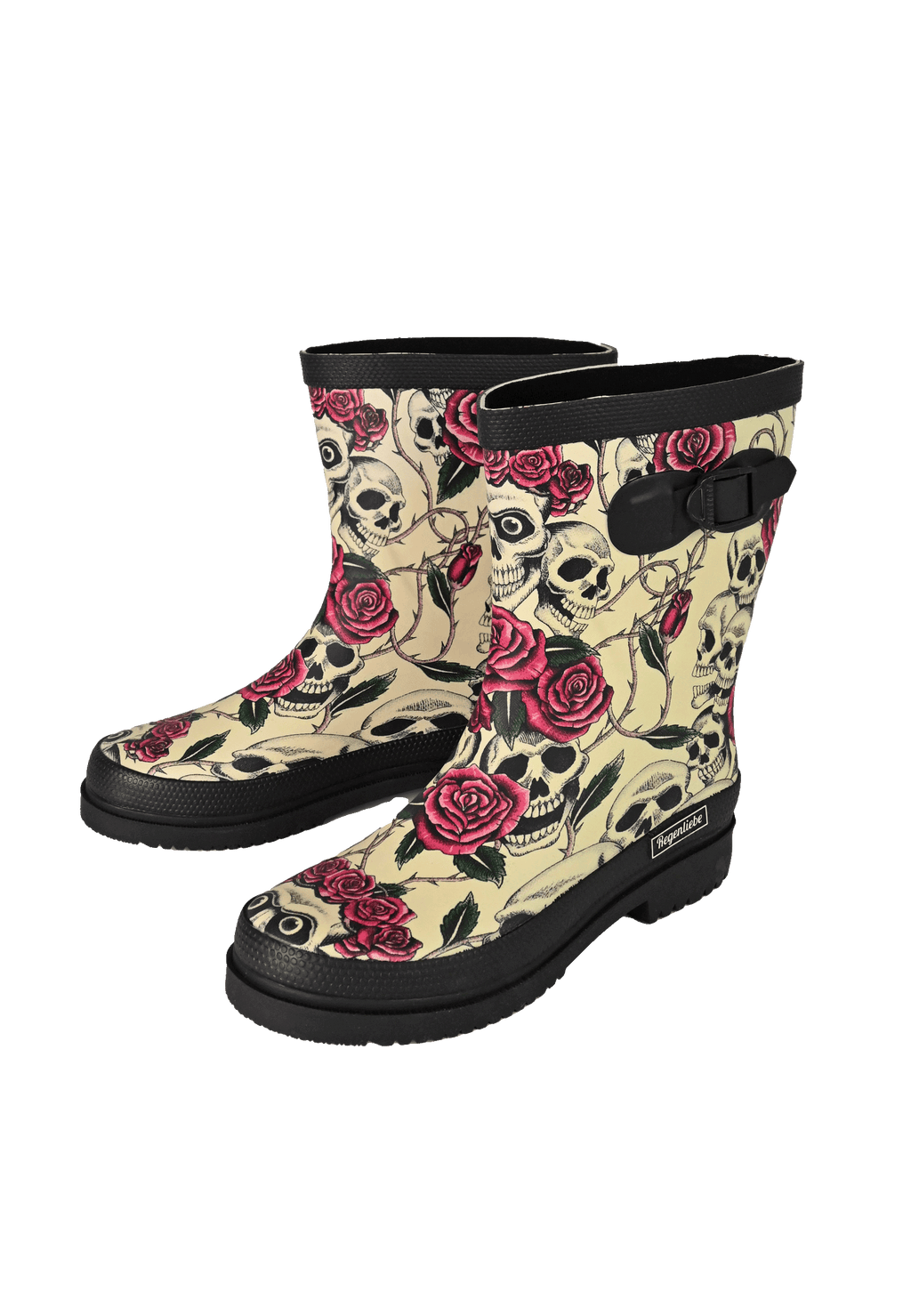 Regenliebe Damen Gummistiefel Ghost Halbschaft