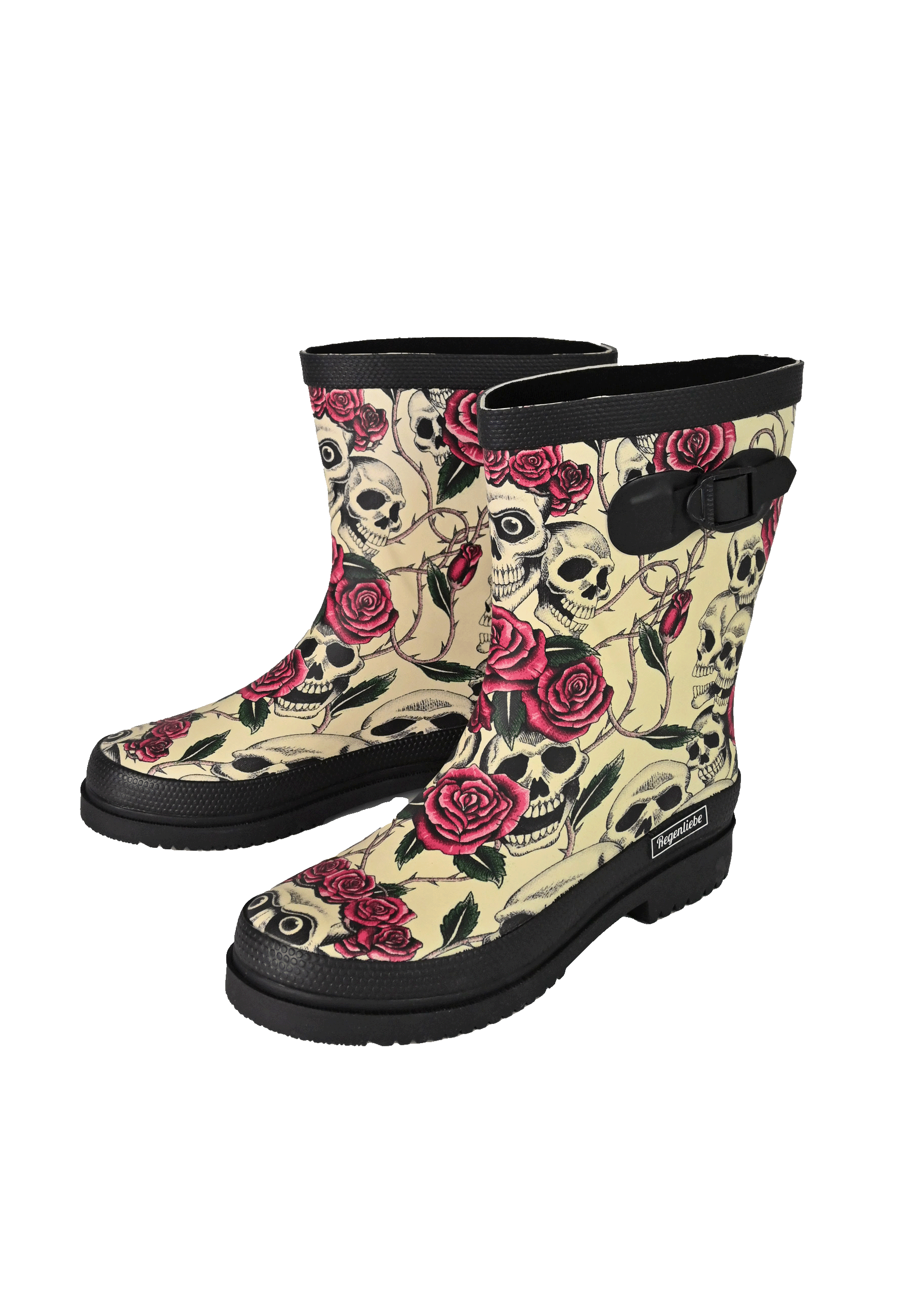 Regenliebe Damen Gummistiefel Ghost Halbschaft