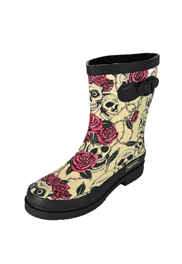 Regenliebe Damen Gummistiefel Ghost Halbschaft