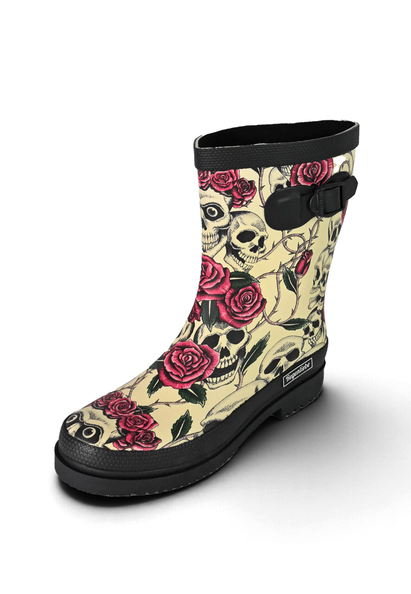 Regenliebe Damen Gummistiefel Ghost Halbschaft