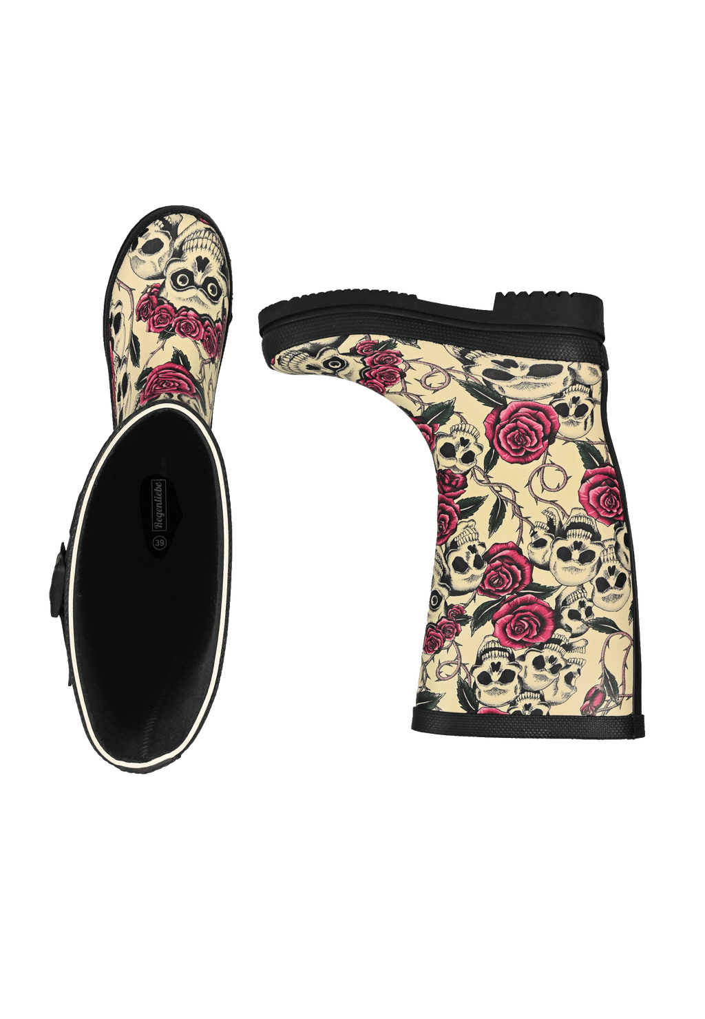 Regenliebe Damen Gummistiefel Ghost Langschaft