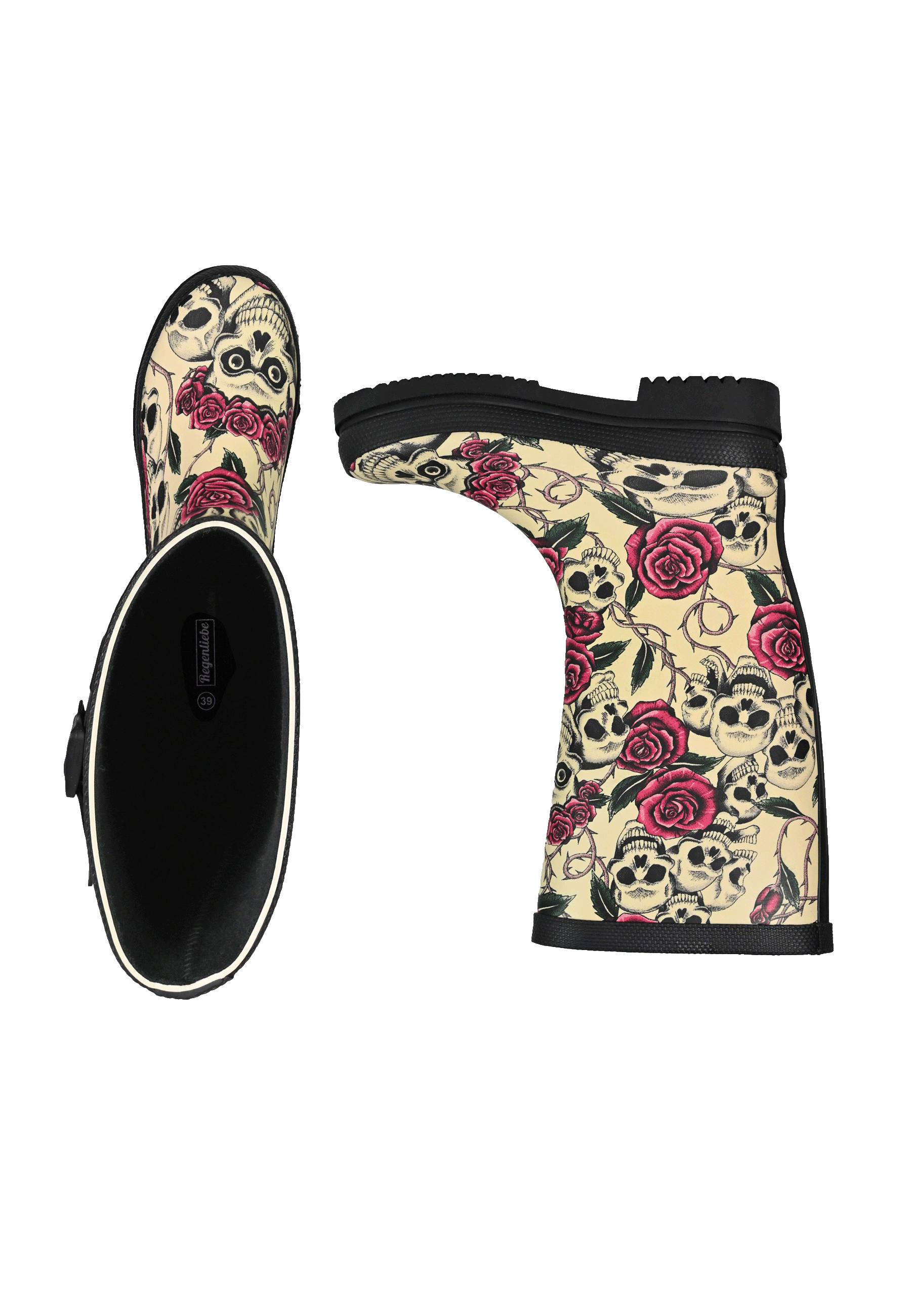 Regenliebe Damen Gummistiefel Ghost Langschaft