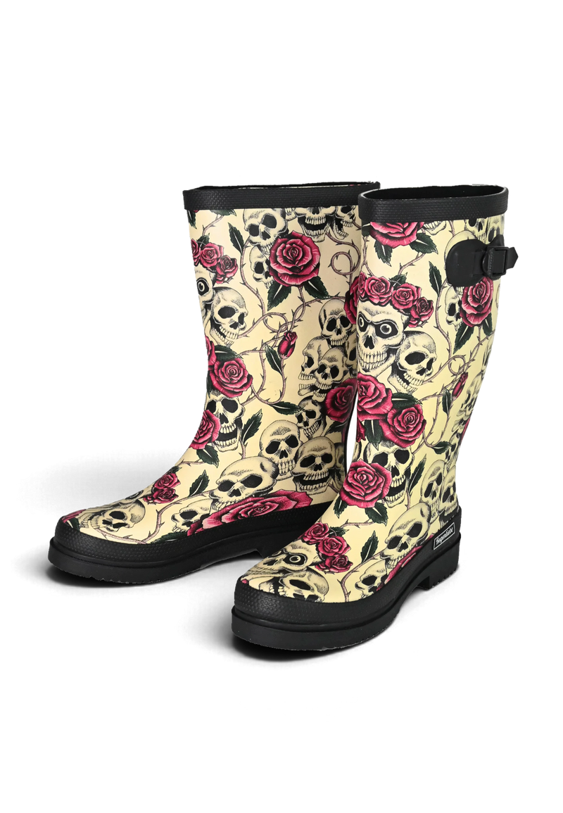 Regenliebe Damen Gummistiefel Ghost Langschaft