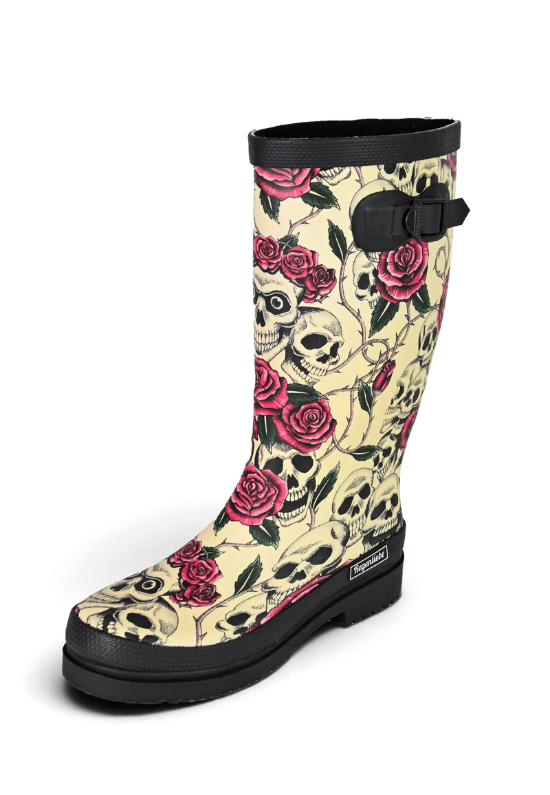Regenliebe Damen Gummistiefel Ghost Langschaft