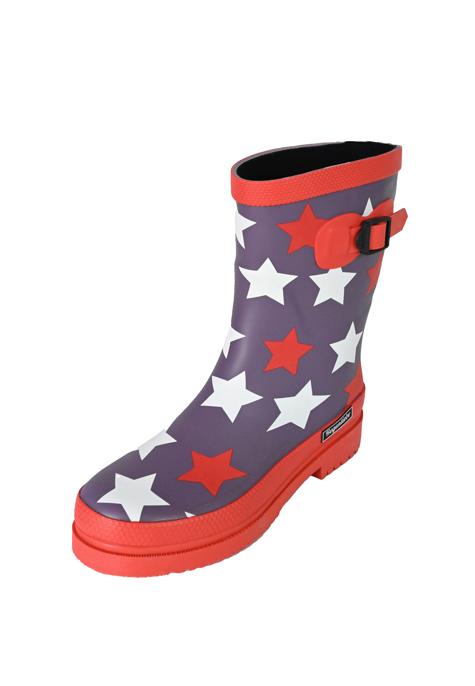 Regenliebe Damen Gummistiefel Stars Halbschaft