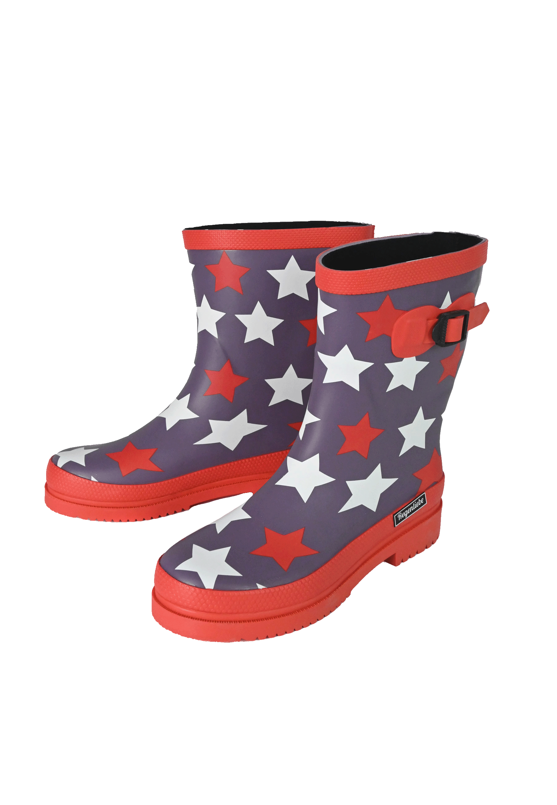 Regenliebe Damen Gummistiefel Stars Halbschaft