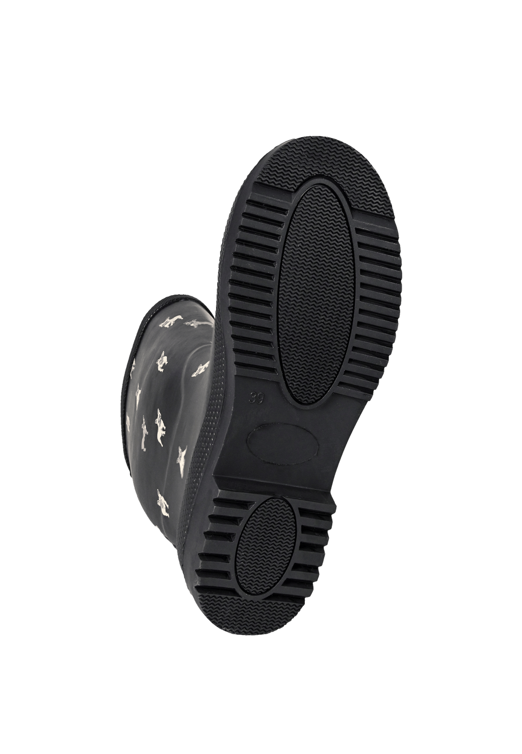 Regenliebe Damen Gummistiefel Mops Langschaft