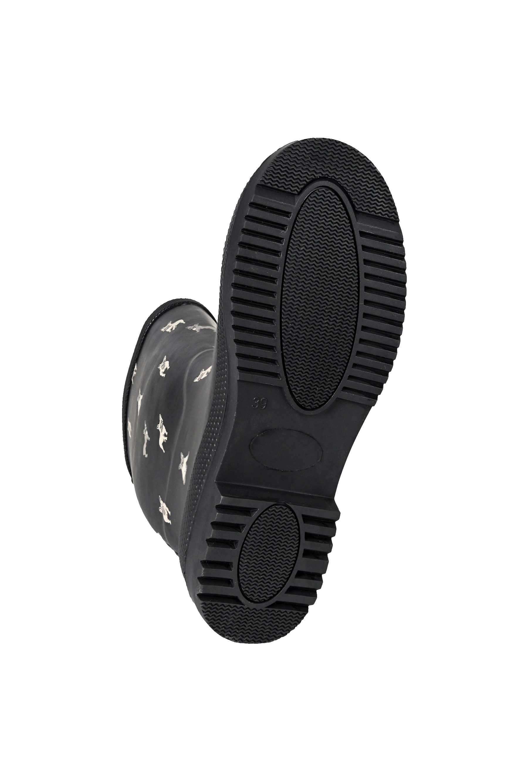 Regenliebe Damen Gummistiefel Mops Langschaft