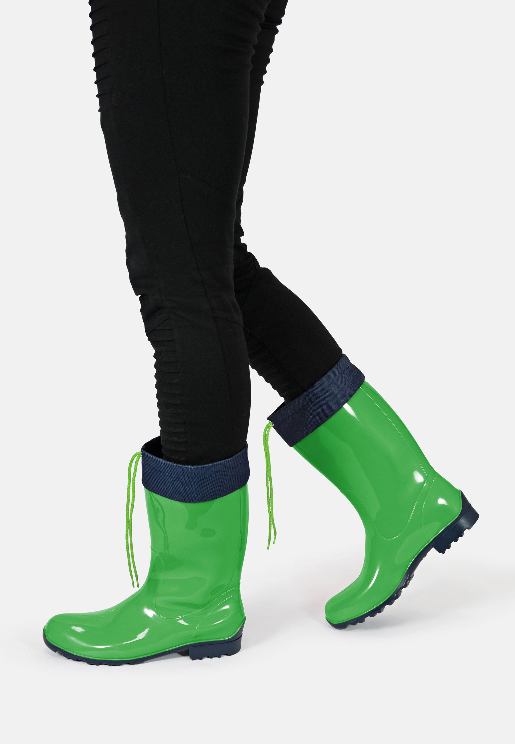 Regenliebe Damen Gummistiefel de Fieselregen Langschaft