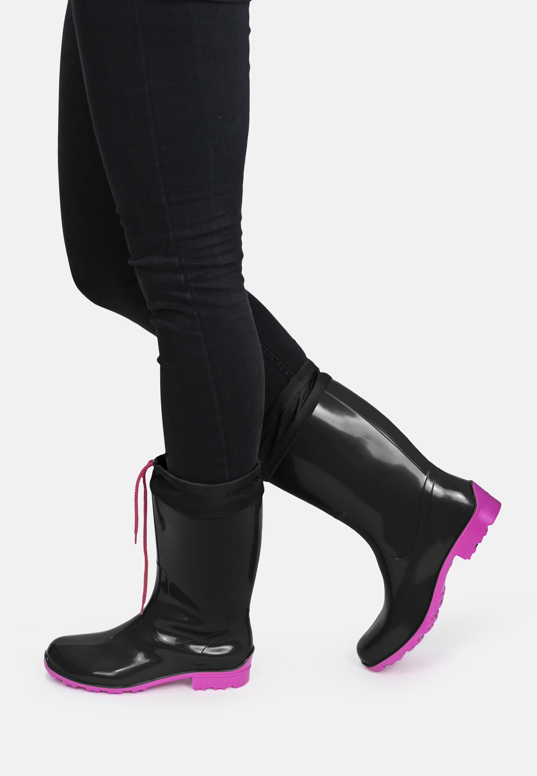Regenliebe Damen Gummistiefel de Fieselregen Langschaft