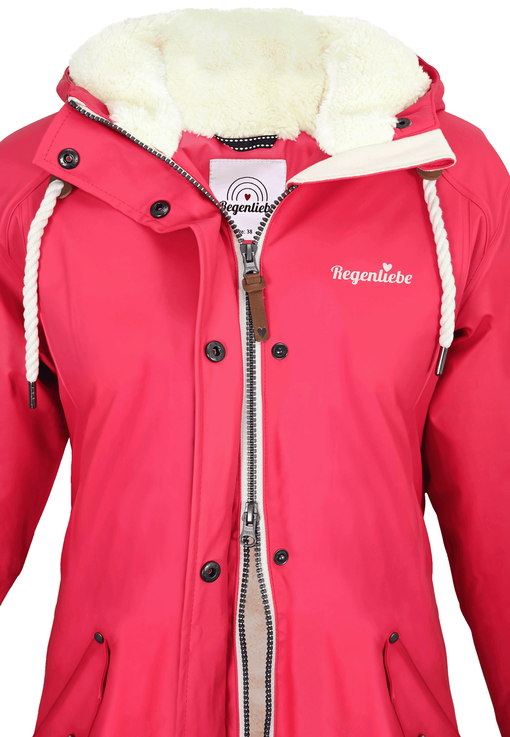 Regenliebe Damen Friesennerz mit Teddyfleece