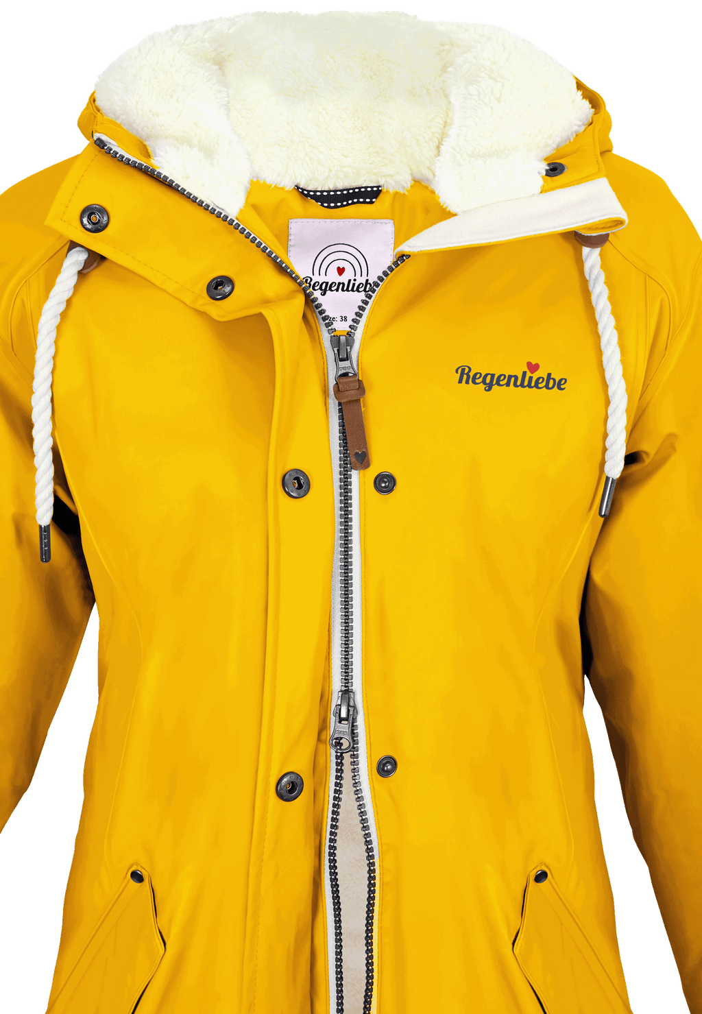 Regenliebe Damen Friesennerz mit Teddyfleece