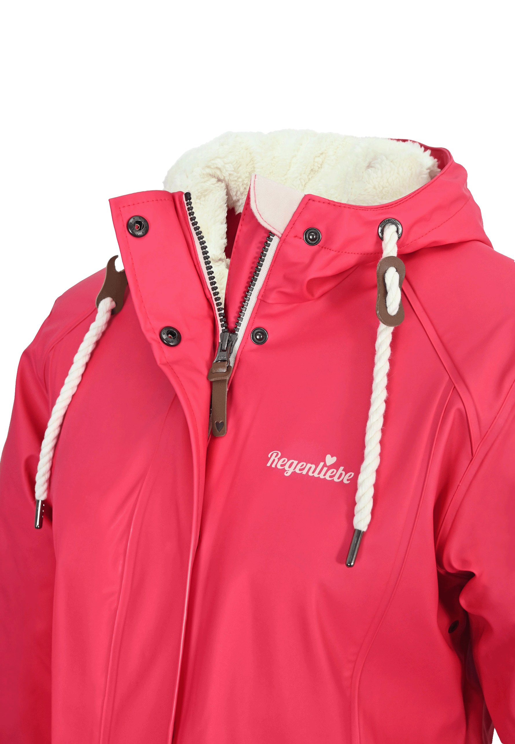 Regenliebe Damen Friesennerz mit Teddyfleece