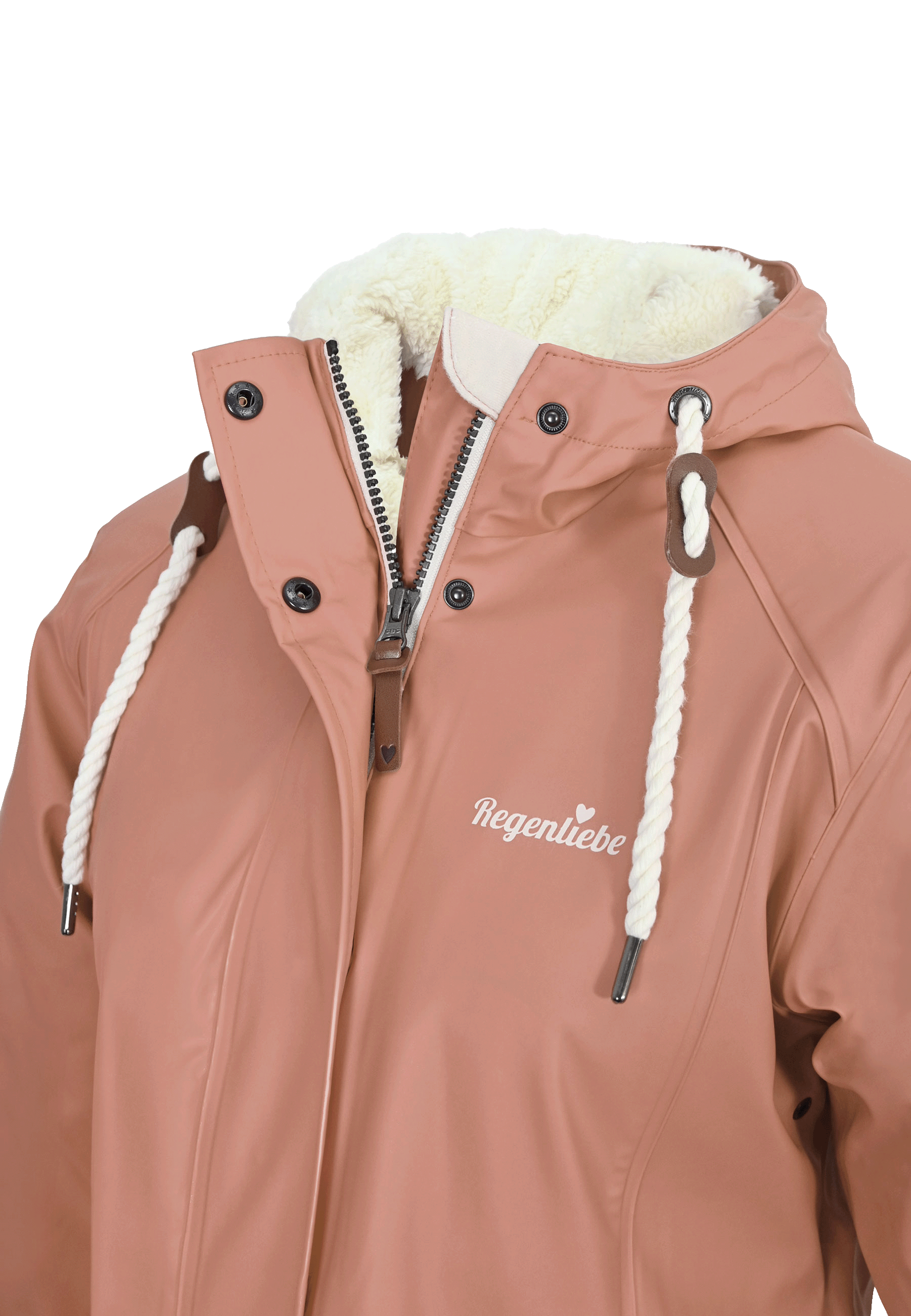 Regenliebe Damen Friesennerz mit Teddyfleece