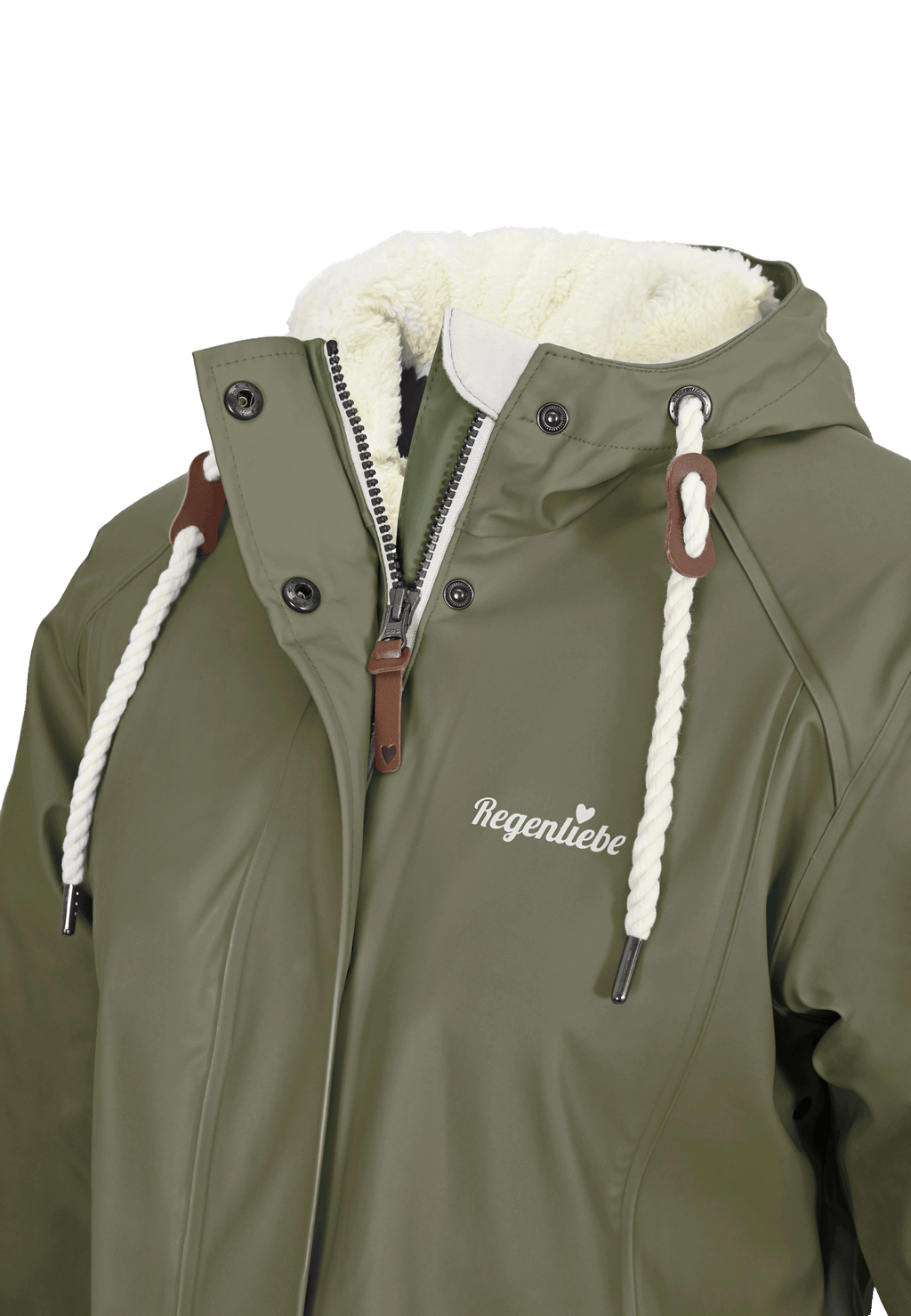 Regenliebe Damen Friesennerz mit Teddyfleece