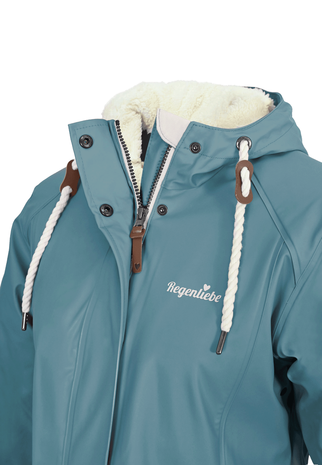 Regenliebe Damen Friesennerz mit Teddyfleece