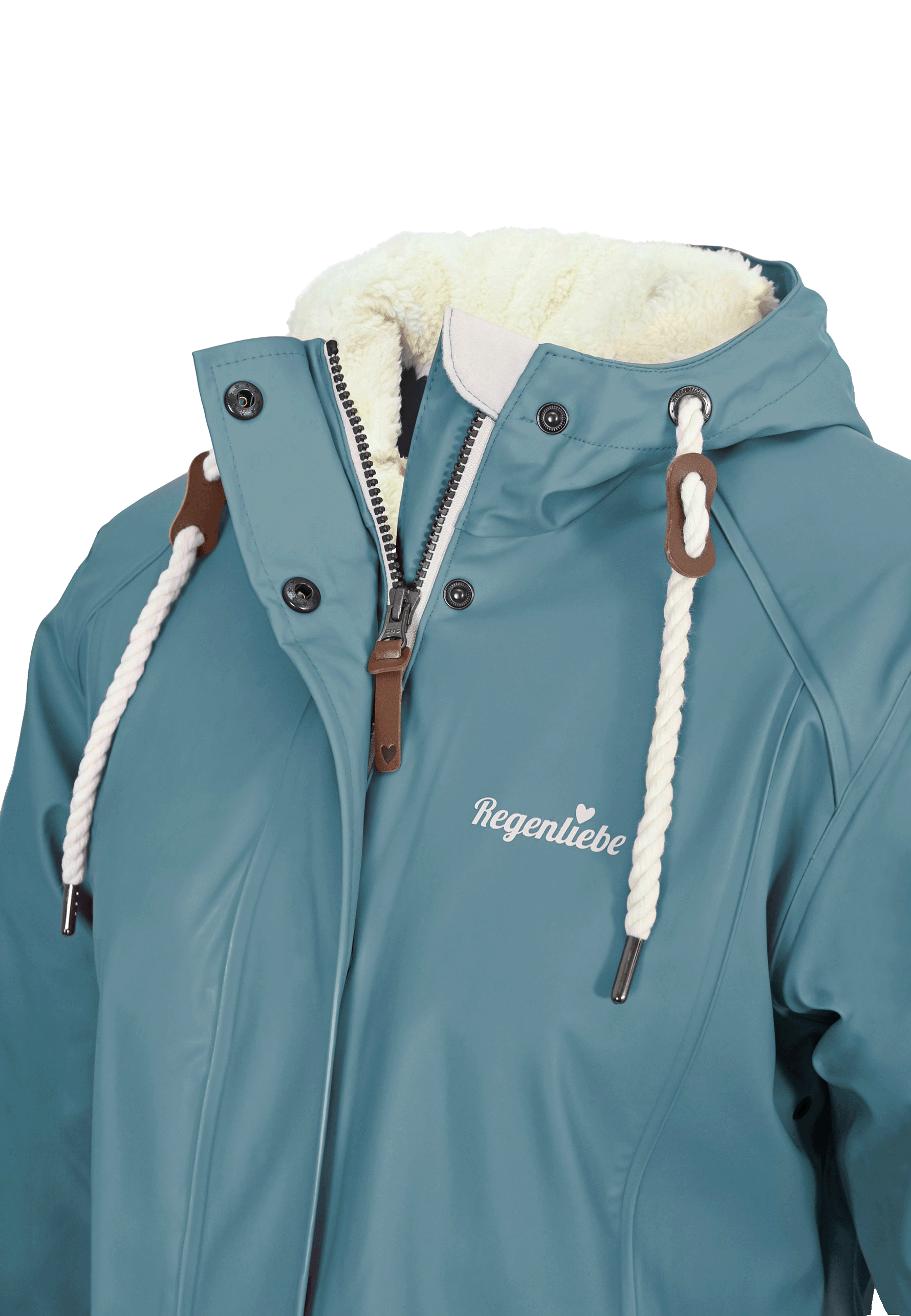Regenliebe Damen Friesennerz mit Teddyfleece