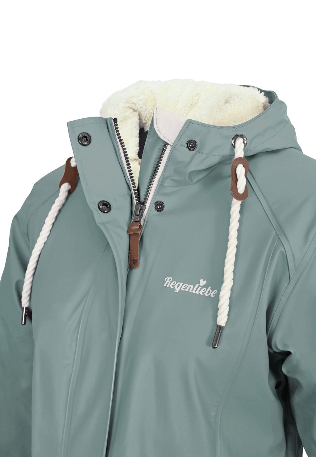 Regenliebe Damen Friesennerz mit Teddyfleece