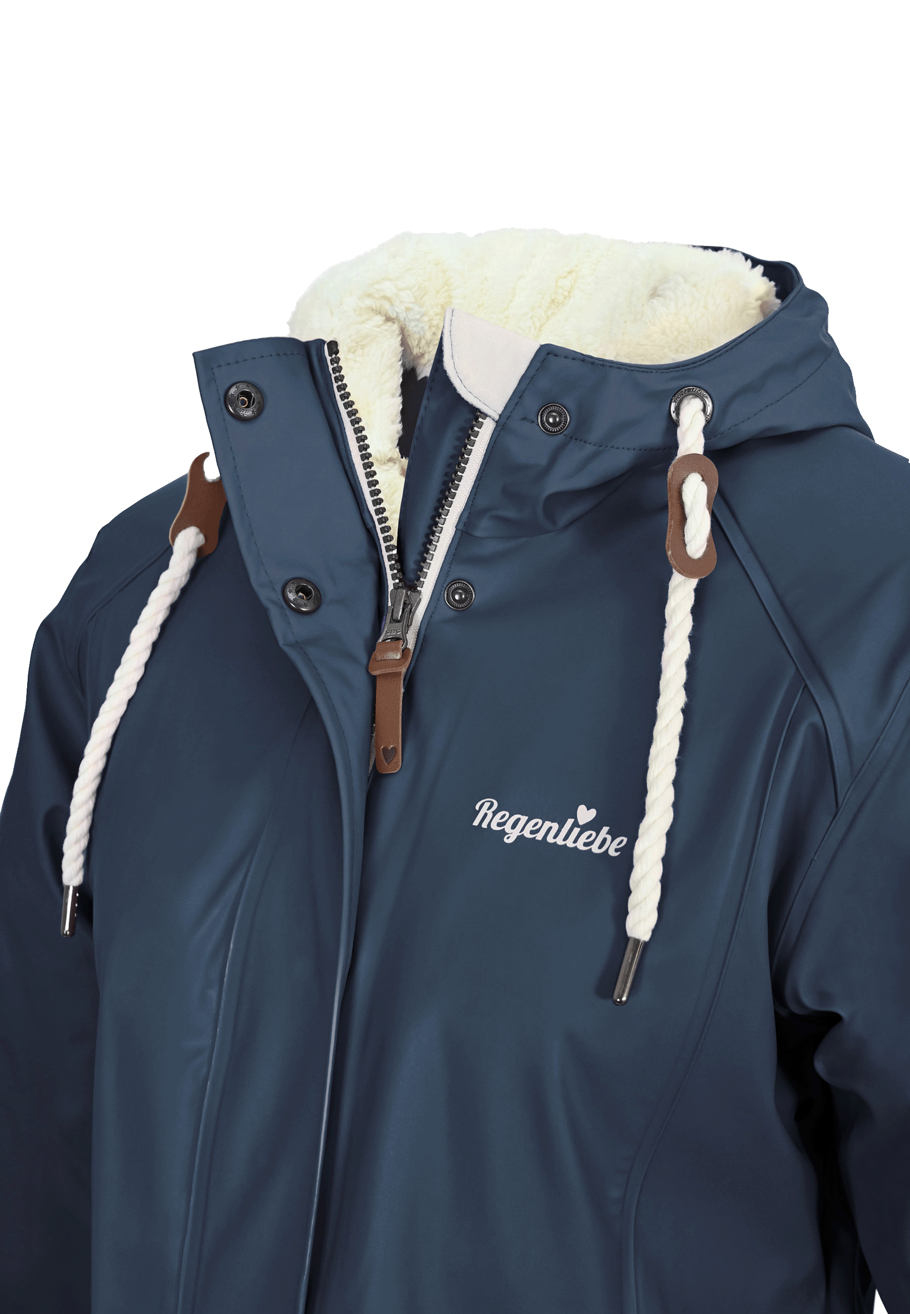 Regenliebe Damen Friesennerz mit Teddyfleece