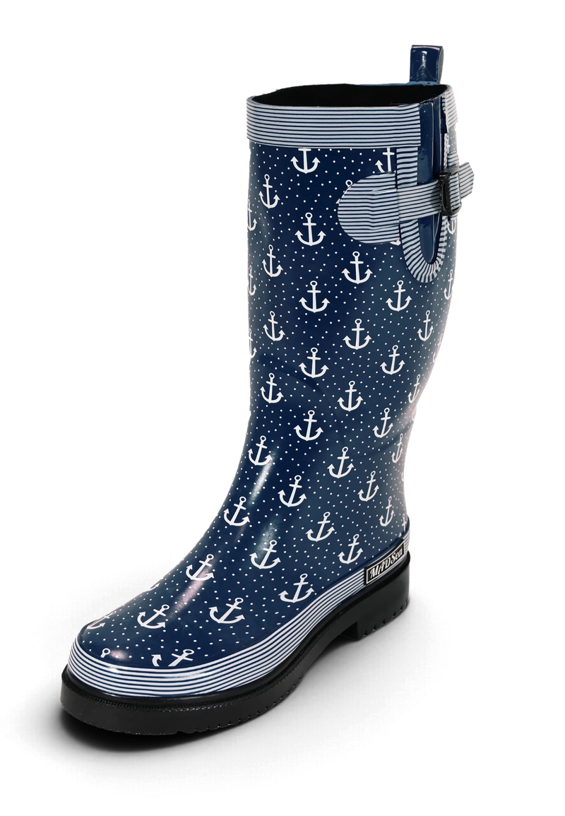 MADSea Damen Gummistiefel Anchor Langschaft