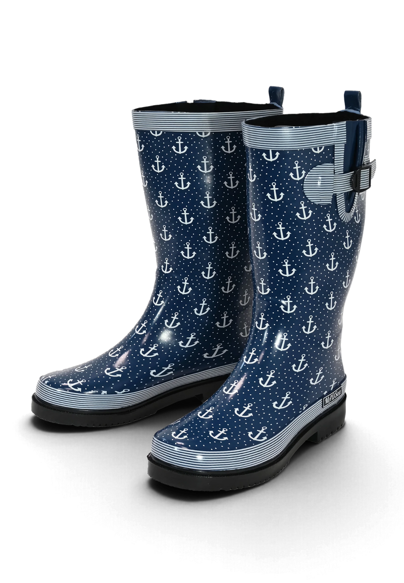 MADSea Damen Gummistiefel Anchor Langschaft