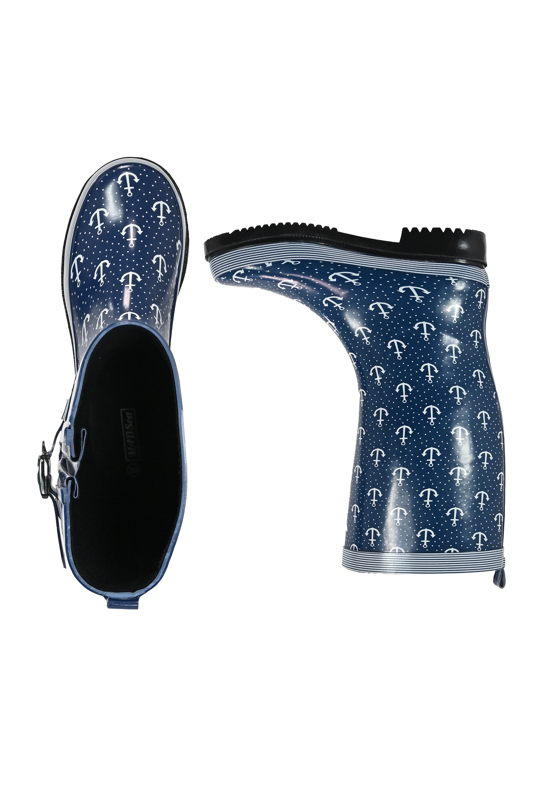 MADSea Damen Gummistiefel Anchor Langschaft
