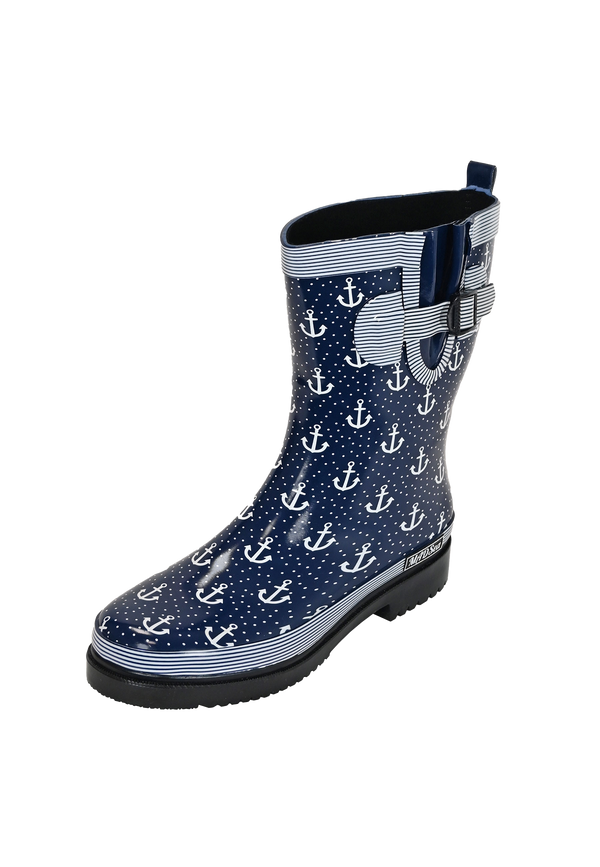 MADSea Damen Gummistiefel Anchor Halbschaft