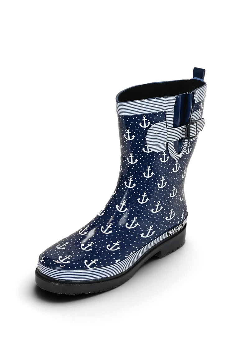 MADSea Damen Gummistiefel Anchor Halbschaft