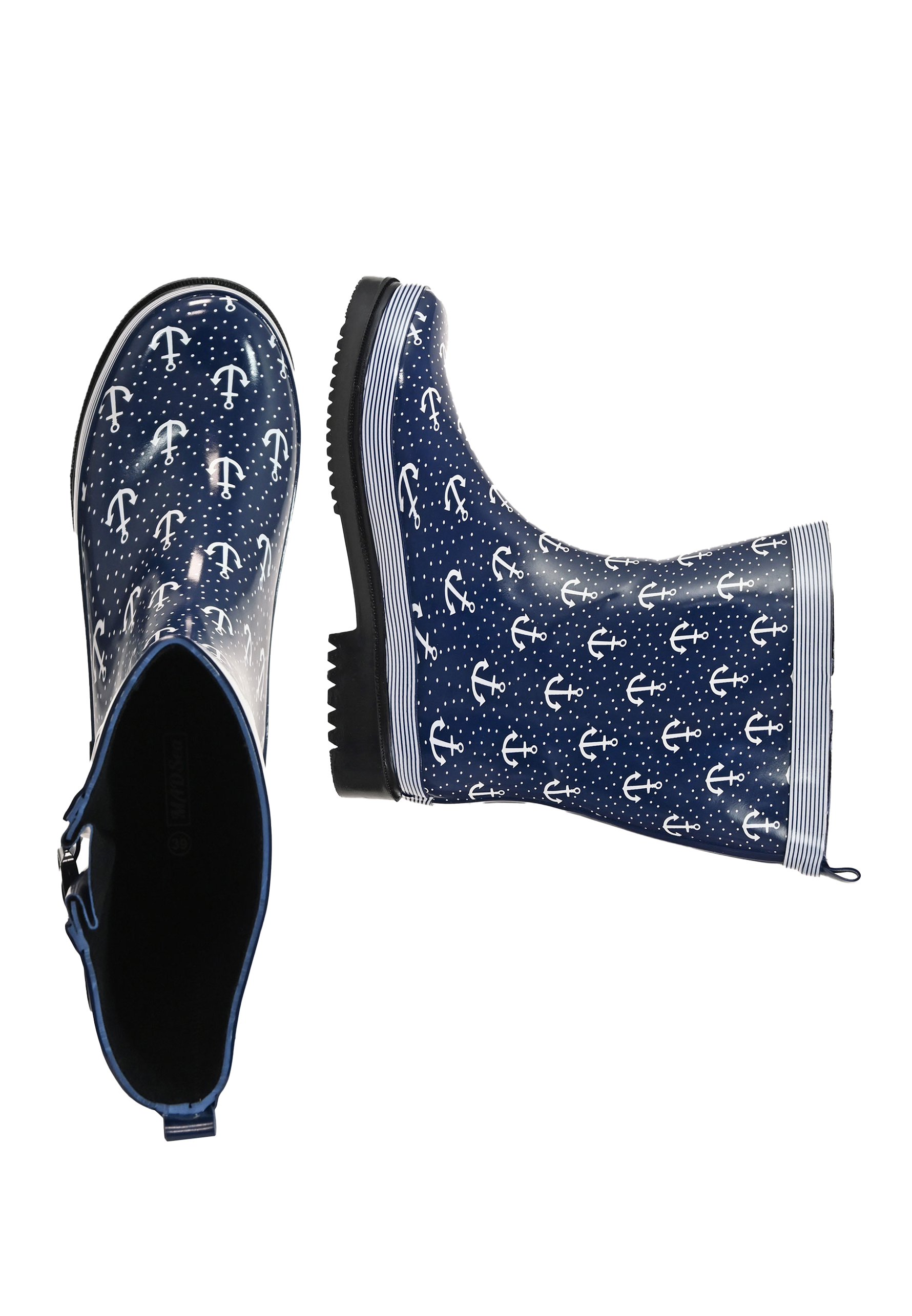 MADSea Damen Gummistiefel Anchor Halbschaft